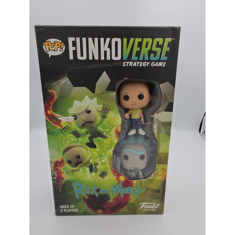 Funko Pop! Funkoverse: RICK & MORTY 100 Expandalone Strategy Game 2-Pack NEW O.B